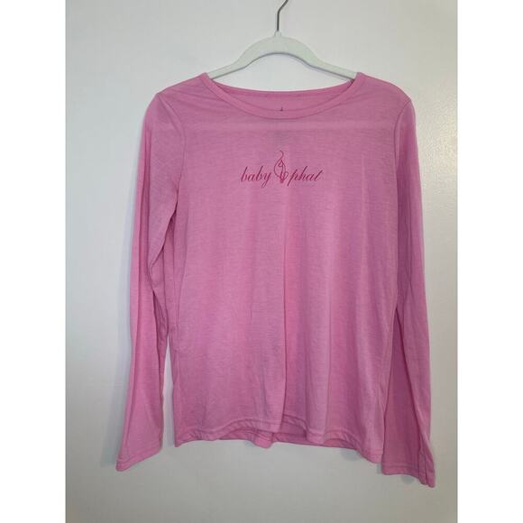 Vintage Y2K Womens Baby Phat Princess Bratz Pink Long Sleeve Too Size Large - Picture 1 of 5